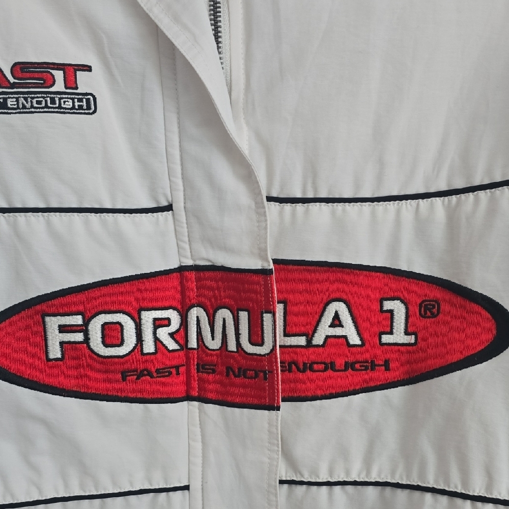 PacSun White Formula 1 Performance Jacket - Picture 13 of 14